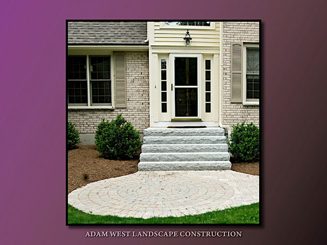 Installing granite steps