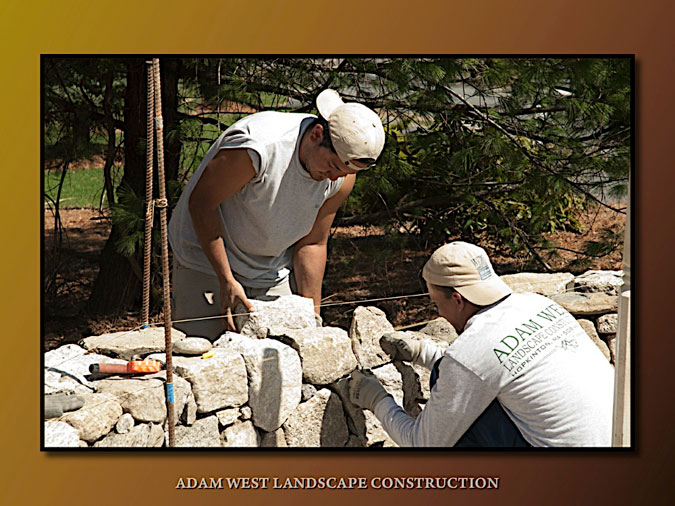 Preparing for a granite wall