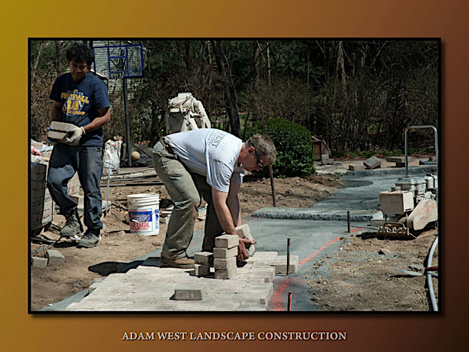 Tumbled paver pak & walkway