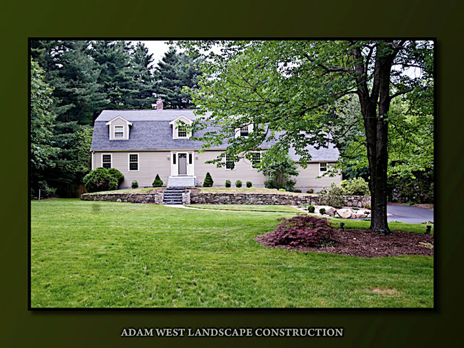 New England fieldstone and granite