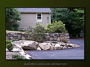 New England fieldstone and granite