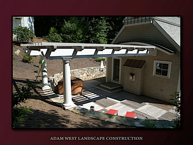 Used granite steps & NE walls