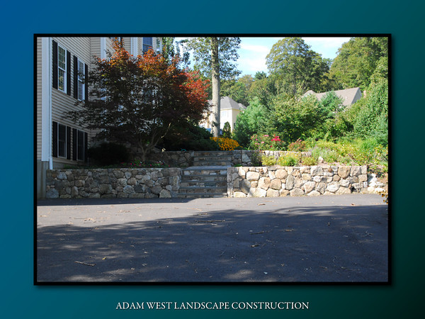 Tumbled pavers, bluestone & Rounded NE fieldstone